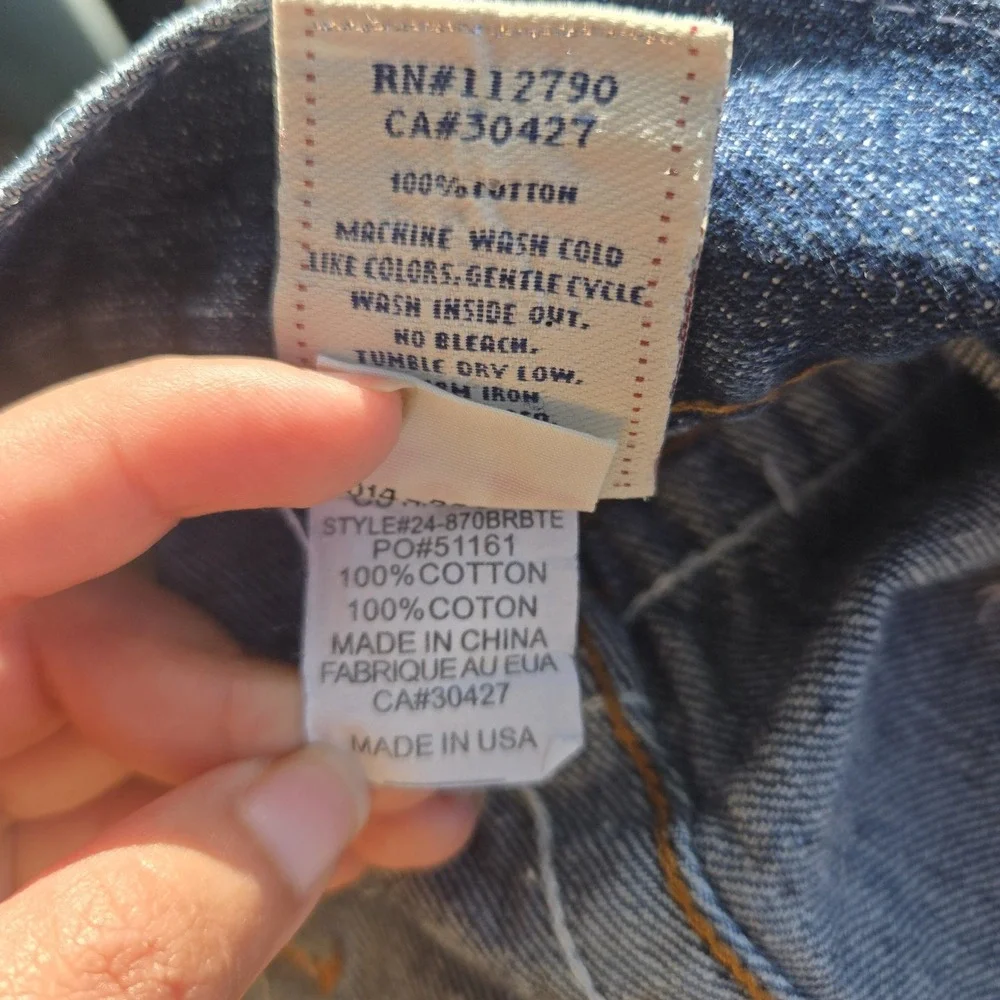 True Religion Joey Super T World Tour Jeans Men's 38x34 Denim Blue Straight‎ Leg